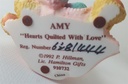 [45811729] Figur Cherished Teddies Amy Hearts Quilted With Love 1992 gebraucht - sehr gut Bild 6
