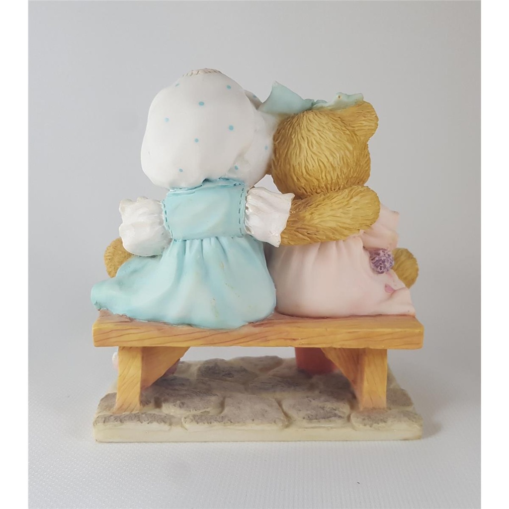 [45811736] Figur Cherished Teddies Tracie und Nicole Side By With Friends 1992 gebraucht - sehr gut Bild 3