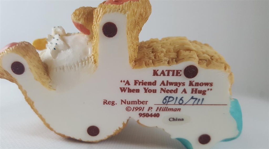 [45811737] Figur Cherished Teddies Katie A Friend Always Knows When You Need Hug 1991 gebraucht - sehr gut Bild 6