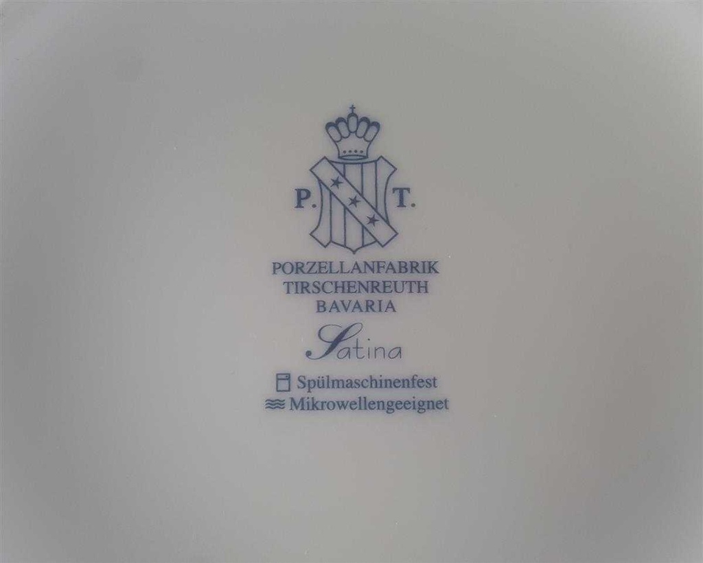[45811742] Ragoutterrine Suppenterrine Suppenschüssel Servierschüssel 2 L Tirschenreuth Diplomat Satina Grau gebraucht - neuwertig Bild 5