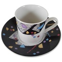 [45811752] Tasse Espressotasse mit Untertasse 2tlg Eschenbach Living Colours Dekor 222 gebraucht - neuwertig Bild 2