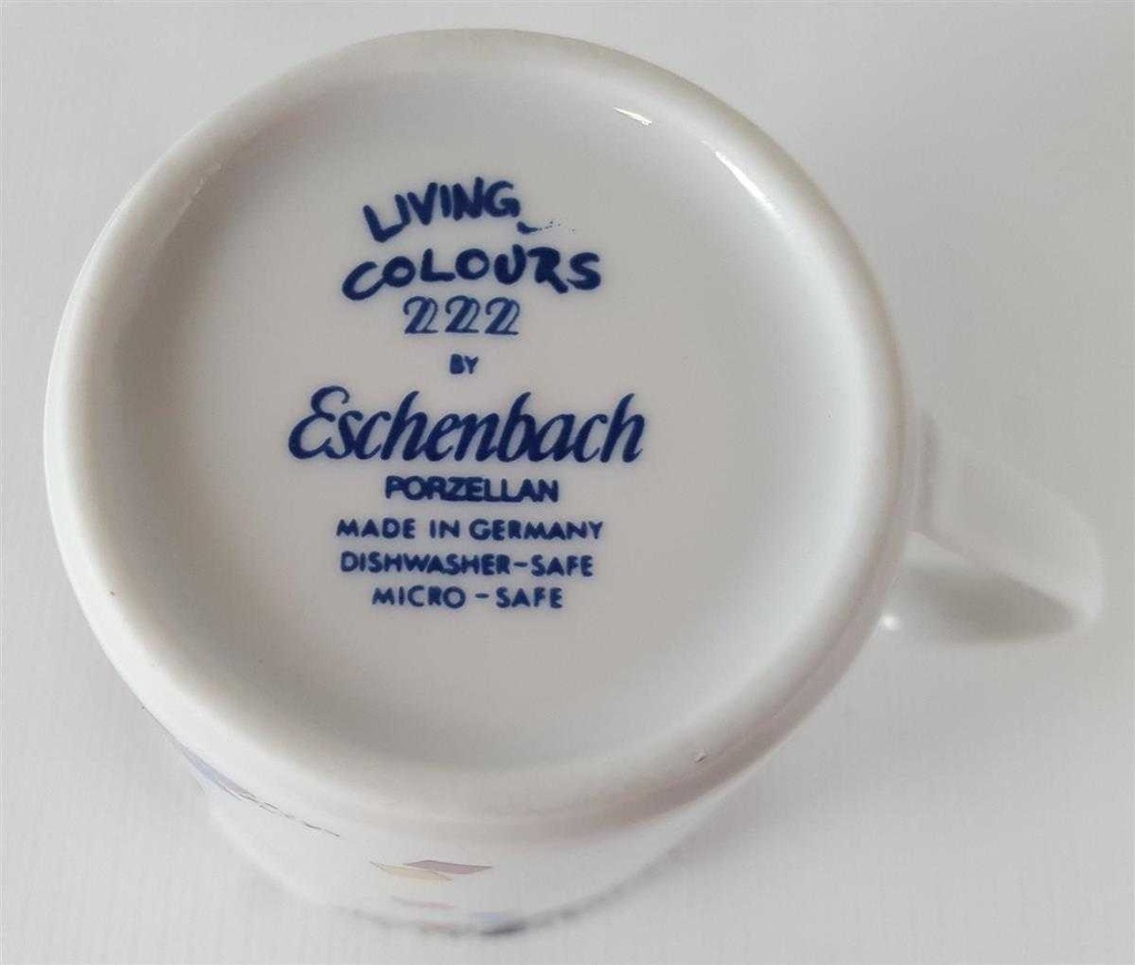 [45811752] Tasse Espressotasse mit Untertasse 2tlg Eschenbach Living Colours Dekor 222 gebraucht - neuwertig Bild 4