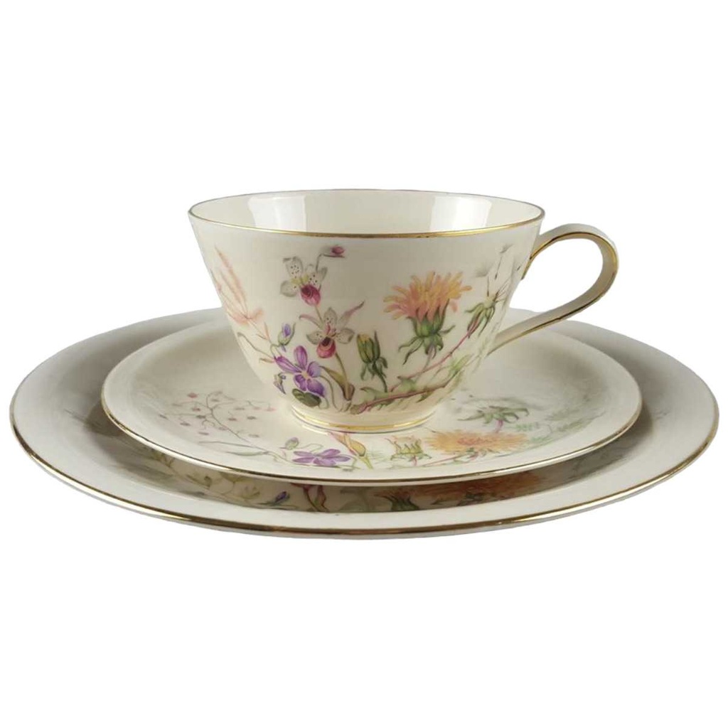 [458117592] Kaffeegedeck Goldrand 3tlg Jaeger & Co PMR Elfenbein Beige Bavaria gebraucht - akzeptabel Bild 2