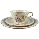 [458117592] Kaffeegedeck Goldrand 3tlg Jaeger & Co PMR Elfenbein Beige Bavaria gebraucht - akzeptabel Bild 2
