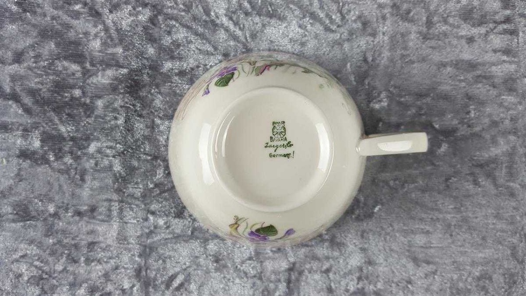 [458117592] Kaffeegedeck Goldrand 3tlg Jaeger & Co PMR Elfenbein Beige Bavaria gebraucht - akzeptabel Bild 7