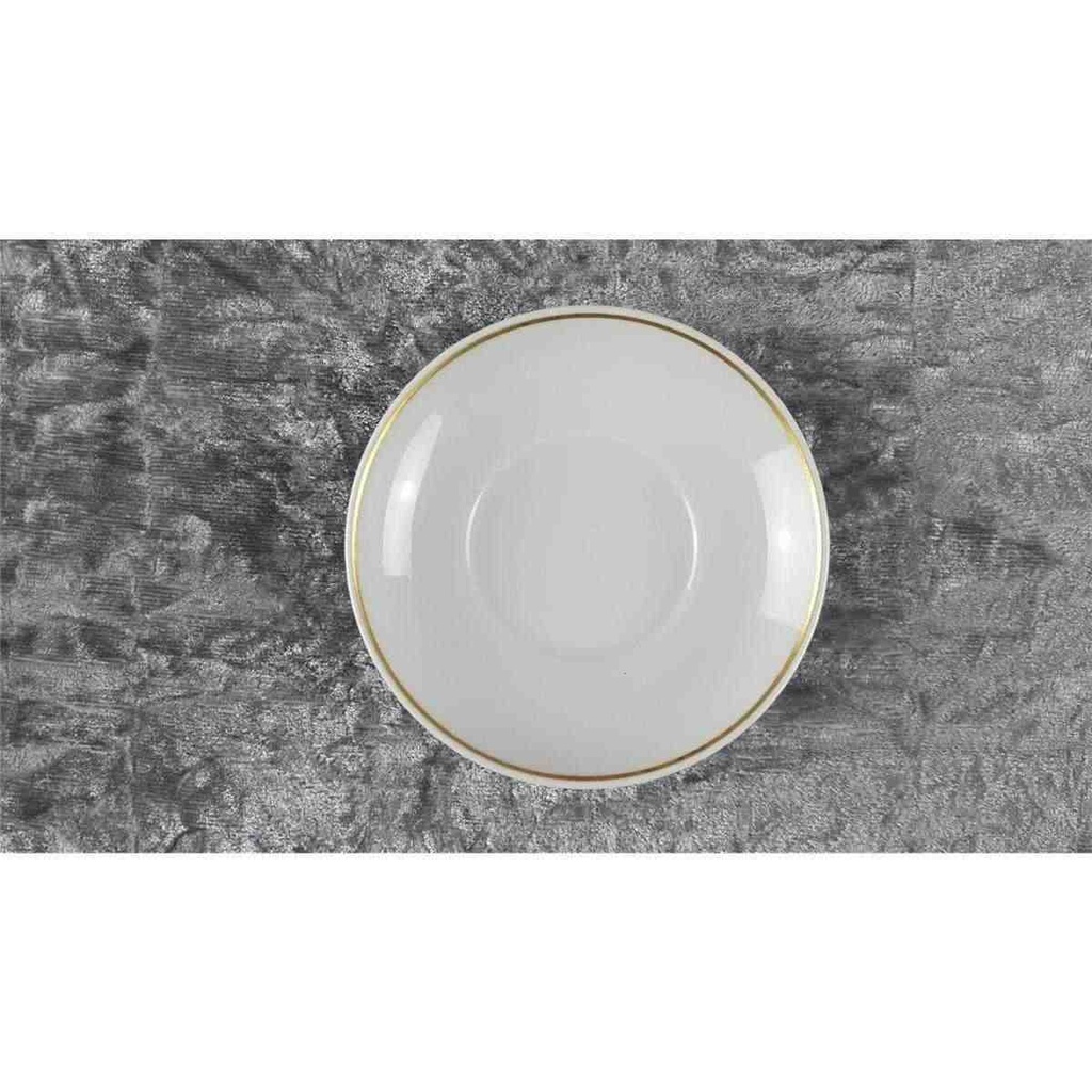 [458117596] Mokkatasse mit Untertasse Tasse Espressotasse & Golddekor Langenthal Schweiz gebraucht - defekt Bild 5