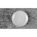 [458117596] Mokkatasse mit Untertasse Tasse Espressotasse & Golddekor Langenthal Schweiz gebraucht - defekt Bild 5