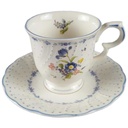 [458117599] Kaffeetasse mit Untertasse Tasse Nikko Tableware Vanessa Blue Japan gebraucht - akzeptabel Bild 2