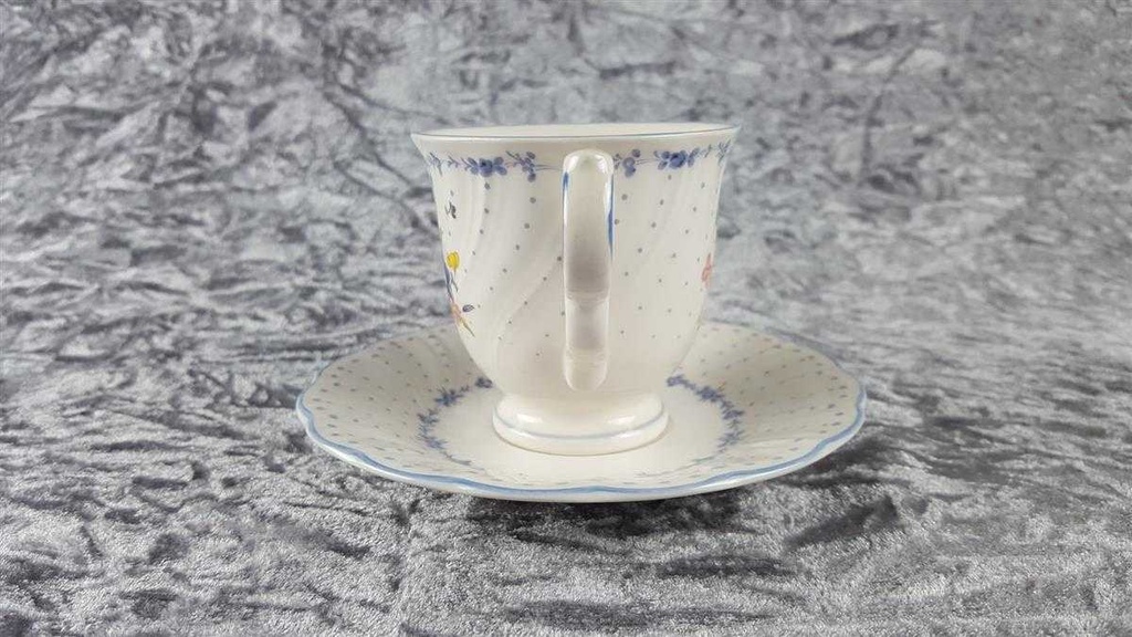 [458117599] Kaffeetasse mit Untertasse Tasse Nikko Tableware Vanessa Blue Japan gebraucht - akzeptabel Bild 5