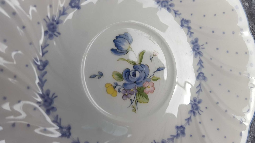 [458117599] Kaffeetasse mit Untertasse Tasse Nikko Tableware Vanessa Blue Japan gebraucht - akzeptabel Bild 7