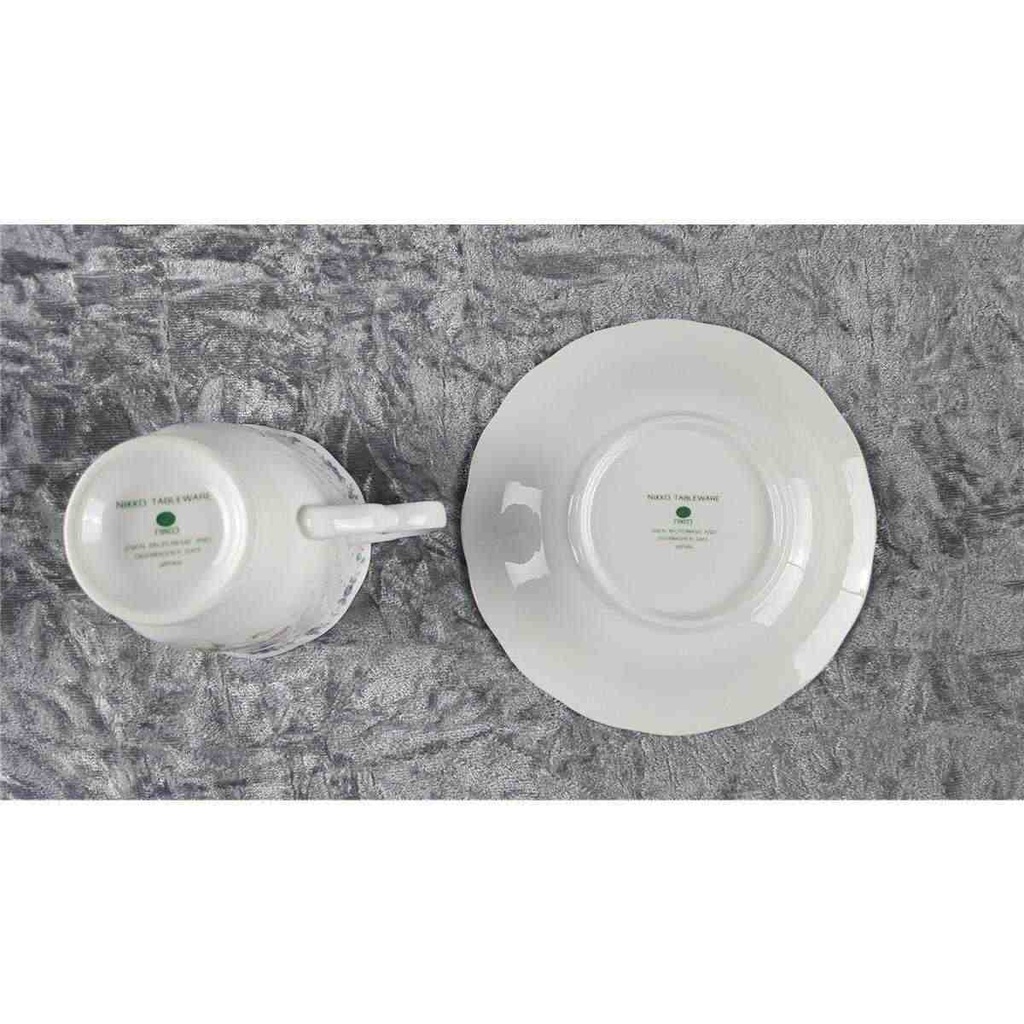 [458117599] Kaffeetasse mit Untertasse Tasse Nikko Tableware Vanessa Blue Japan gebraucht - akzeptabel Bild 8