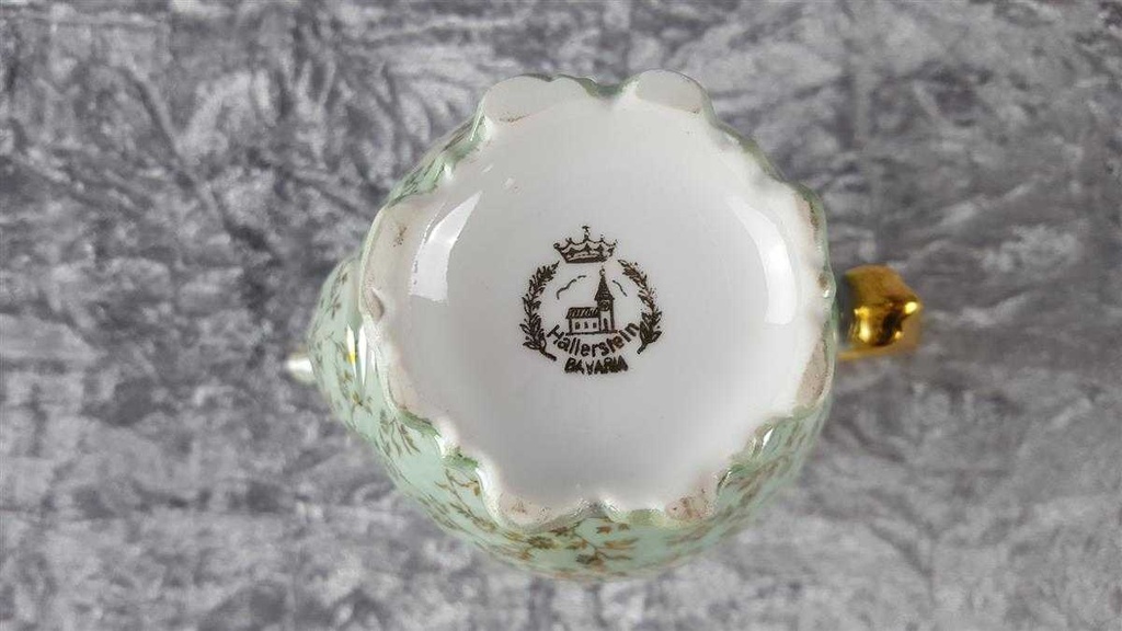 [458117609] Mokkakanne Golddekor Hallerstein Bavaria Blumen gebraucht - akzeptabel Bild 10