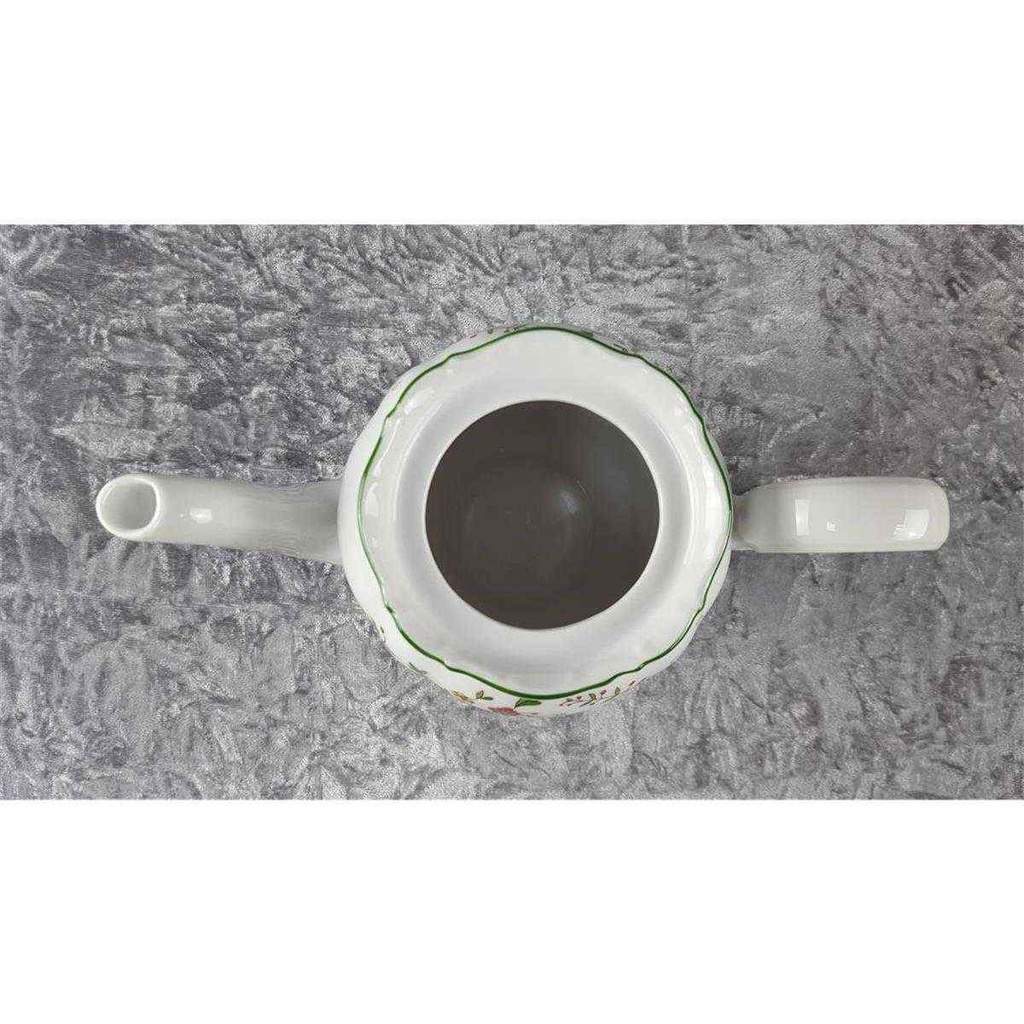 [458117611] Kaffeekanne 1,2 L Seltmann Weiden Barock bunte Blumen gebraucht - sehr gut Bild 6