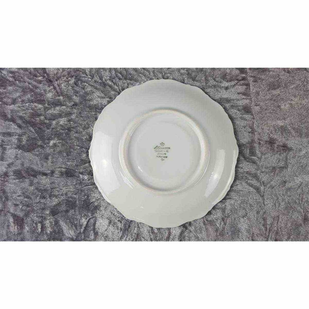 [458117617] Untertasse für Kaffee 14,8 cm Seltmann Weiden Barock bunte Blumen gebraucht - akzeptabel Bild 4