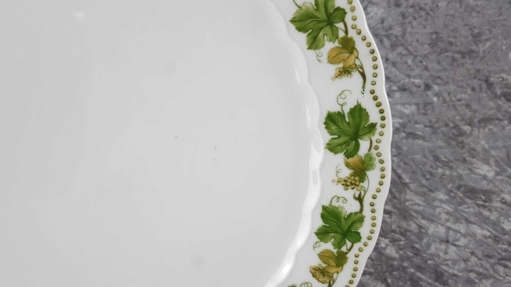 [458117618] Servierplatte Dessertteller Kuchenplatte Eschenbach Weinlaub gebraucht - gut Bild 2