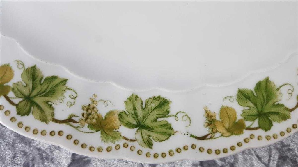 [458117618] Servierplatte Dessertteller Kuchenplatte Eschenbach Weinlaub gebraucht - gut Bild 3