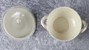 [458117899] Ragoutterrine Servierschüssel Goldrand 1,5 L Winterling elfenbein Blumenrelief mit gebraucht - akzeptabel Bild 4