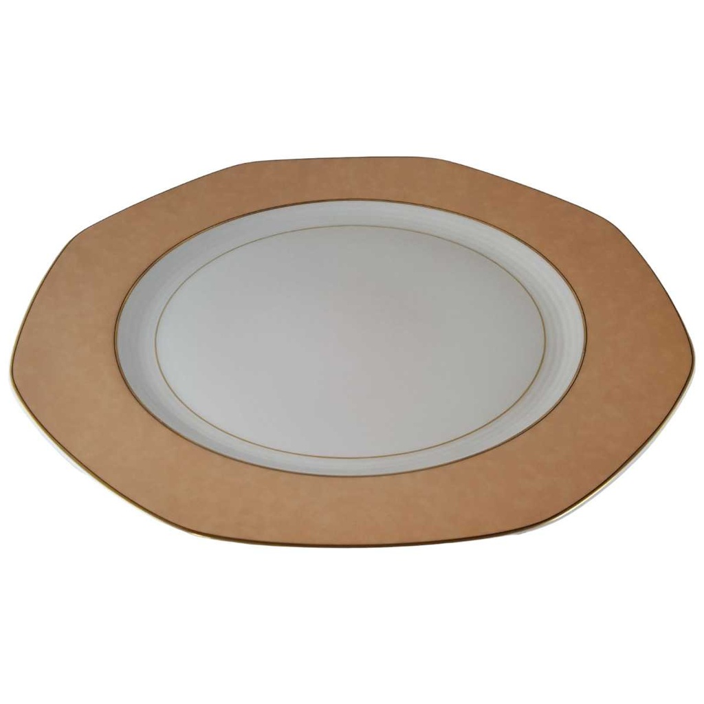[45811790] Gourmetteller 32 cm AK Kaiser Porzellan Selection aprikot gold gebraucht - neuwertig Bild 2