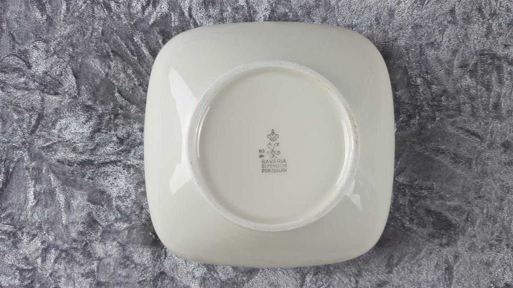 [458117901] Deckeldose Goldrand Schaller Elfenbein Beige gebraucht - gut Bild 6