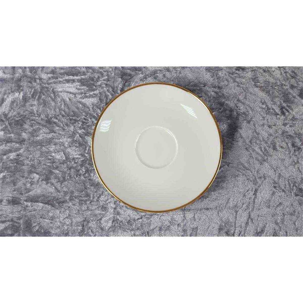 [458117903] Kaffeetasse mit Untertasse Tasse Goldrand Winterling Kirchenlamitz Elfenbein gebraucht - sehr gut Bild 6
