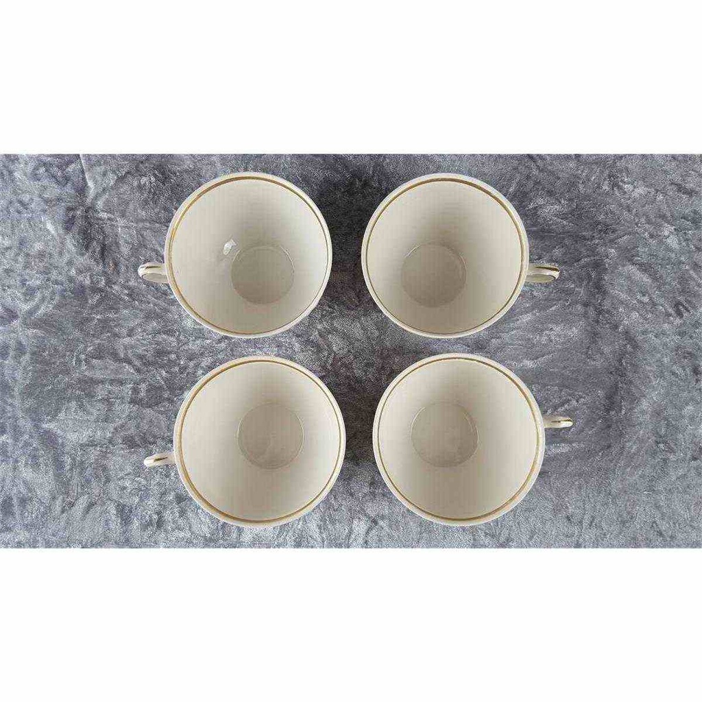[2118772] 4er Set Teetasse Tasse Golddekor Winterling Elfenbein gebraucht - akzeptabel Bild 3