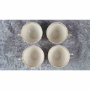 [2118772] 4er Set Teetasse Tasse Golddekor Winterling Elfenbein gebraucht - akzeptabel Bild 3