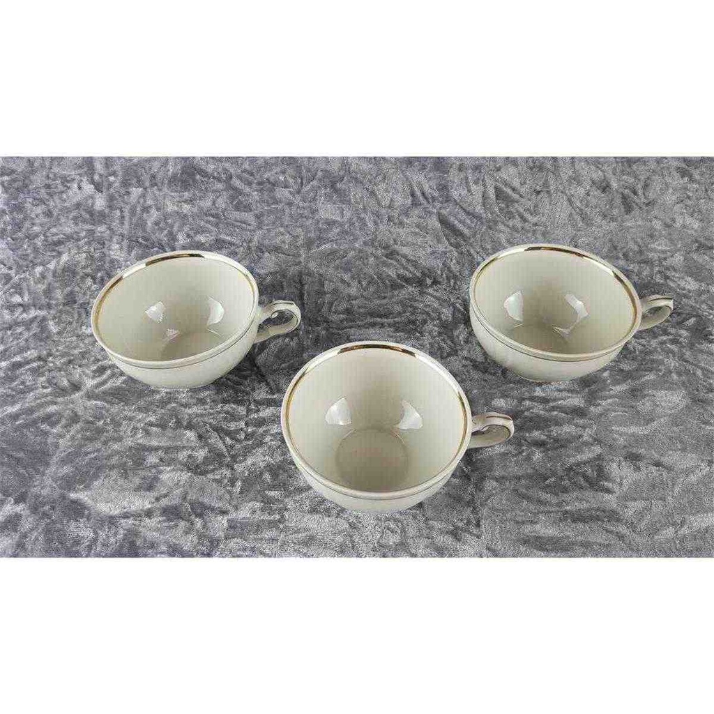 [2118773] 3er Set Teetasse Tasse Golddekor Winterling Elfenbein gebraucht - gut Bild 2