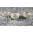 [2118773] 3er Set Teetasse Tasse Golddekor Winterling Elfenbein gebraucht - gut Bild 3