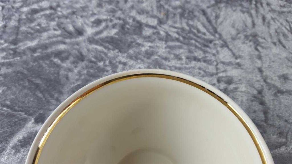 [2118773] 3er Set Teetasse Tasse Golddekor Winterling Elfenbein gebraucht - gut Bild 4