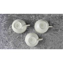 [2118773] 3er Set Teetasse Tasse Golddekor Winterling Elfenbein gebraucht - gut Bild 7