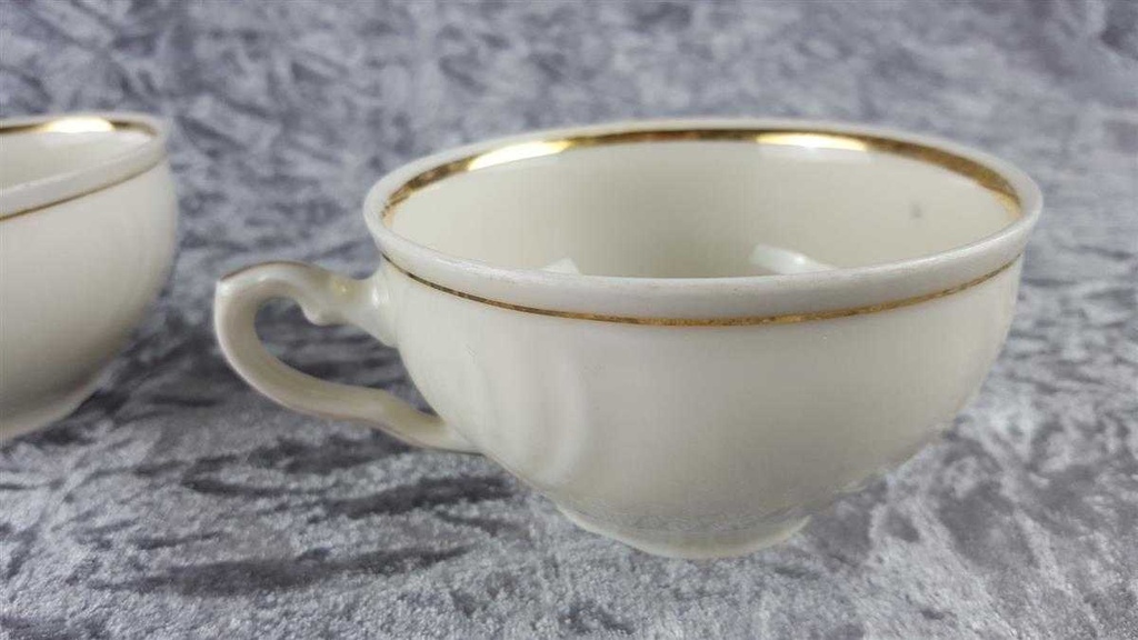 [2118774] 2er Set Teetasse Tasse Golddekor Winterling Elfenbein gebraucht - akzeptabel Bild 5