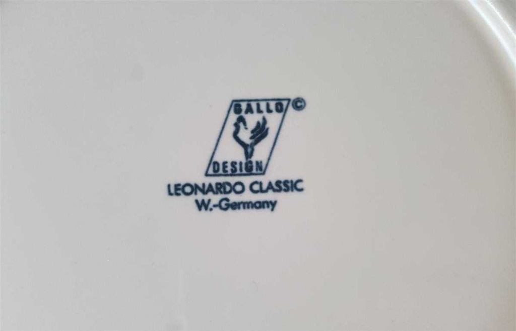 [45811803] Kuchenteller Dessertteller Frühstücksteller 22,2 cm Villeroy & Boch Gallo Leonardo Classic Grau gebraucht - neuwertig Bild 3