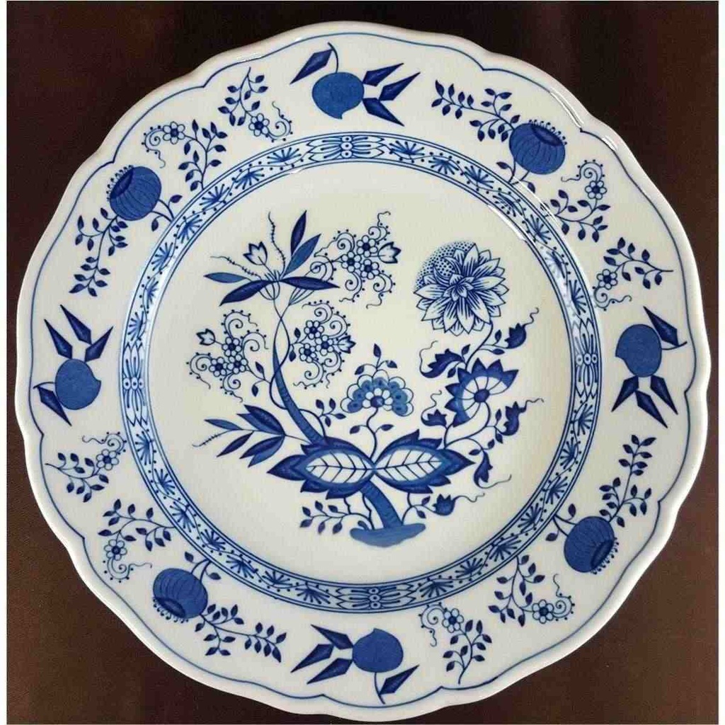 [4581181] Suppenteller 25,3 cm Hutschenreuther Maria Theresia Zwiebelmuster II. Wahl gebraucht - gut Bild 4
