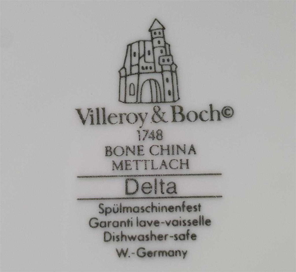 [45811813] Kuchenteller Dessertteller 21,3 cm Villeroy & Boch Delta gebraucht - neuwertig Bild 4