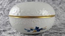 [458118265] Deckeldose Meissen Form Neumarseille blau Blütendekor gebraucht - gut Bild 5