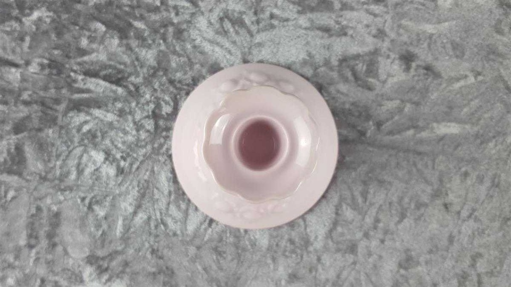 [458118269] Kerzenhalter Hutschenreuther Drache Exklusiv Rosé Sanssouci Rosa gebraucht - sehr gut Bild 3
