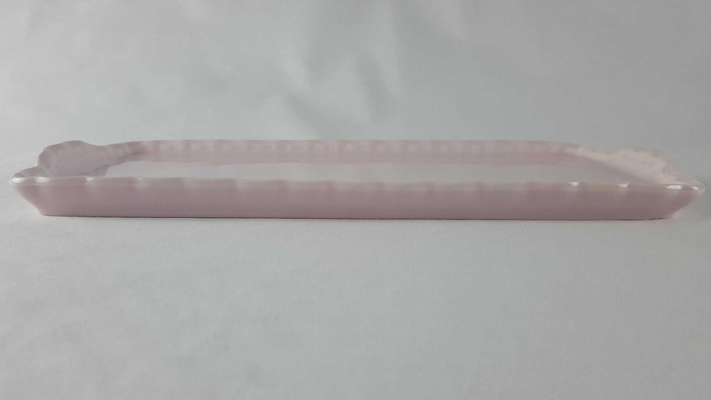 [458118317] Königskuchenplatte Hutschenreuther Drache Exklusiv Rosé Sanssouci Rosa gebraucht - sehr gut Bild 2