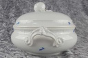 [458118322] Schüssel Ragoutterrine Servierschüssel 1,7 L Nymphenburg Korbrelief Blaue Blume Blau gebraucht - akzeptabel Bild 5
