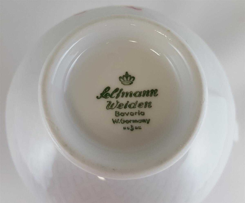 [458118330] Milchkännchen 0,1 L Seltmann Weiden Annabell rote Blüte 26043 gebraucht - sehr gut Bild 4
