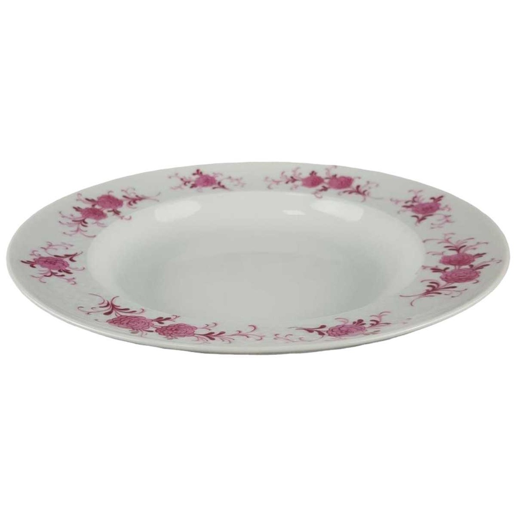 [458118335] Suppenteller 23 cm Seltmann Weiden Annabell rote Blüte 26043 Rosa Bild 2