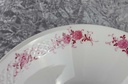 [458118337] Schüssel Servierschüssel groß 22,5 cm Seltmann Weiden Annabell rote Blüte 26043 Rosa gebraucht - gut Bild 3