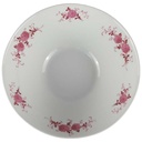 [458118338] Schüssel Servierschüssel groß mittelgroß 19,9 cm Seltmann Weiden Annabell rote Blüte 26043 Rosa gebraucht - gut Bild 2