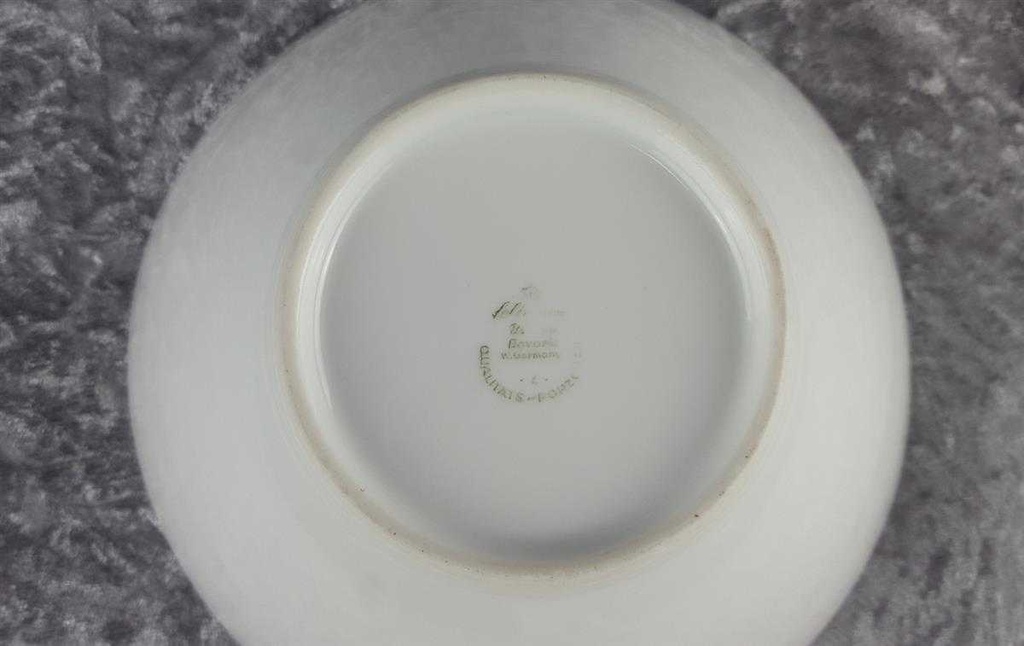 [458118339] Schüssel Servierschüssel klein 16,4 cm Seltmann Weiden Annabell rote Blüte 26043 Rosa gebraucht - gut Bild 4