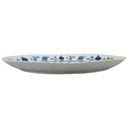 [458118352] Fleischplatte Steakplatte klein 30x19,9 cm Königl. pr. Tettau Drache Modell Exklusiv Echt Kobalt Zwiebelmuster Kobaltblau Blau gebraucht - sehr gut Bild 2