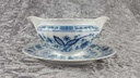[458118353] Sauciere mit Teller 1tlg Königl. pr. Tettau Royal Drache Modell Exklusiv Echt Kobalt Zwiebelmuster Kobaltblau Blau gebraucht - gut Bild 4