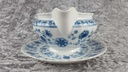 [458118353] Sauciere mit Teller 1tlg Königl. pr. Tettau Royal Drache Modell Exklusiv Echt Kobalt Zwiebelmuster Kobaltblau Blau gebraucht - gut Bild 5