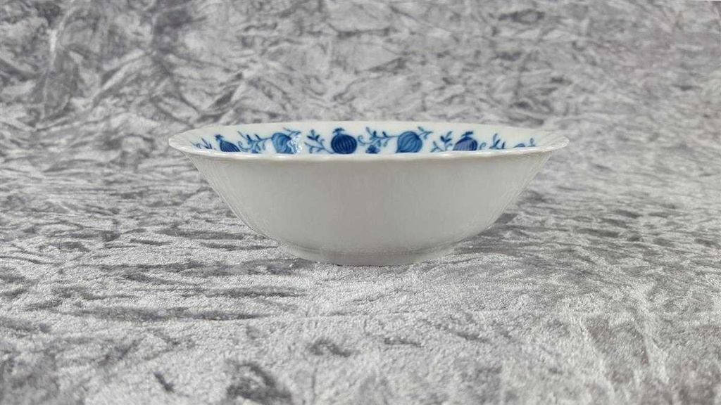 [458118356] Dessertschale 13,2 cm Königl. pr. Tettau Drache Modell Exklusiv Echt Kobalt Zwiebelmuster Kobaltblau Blau gebraucht - sehr gut Bild 3