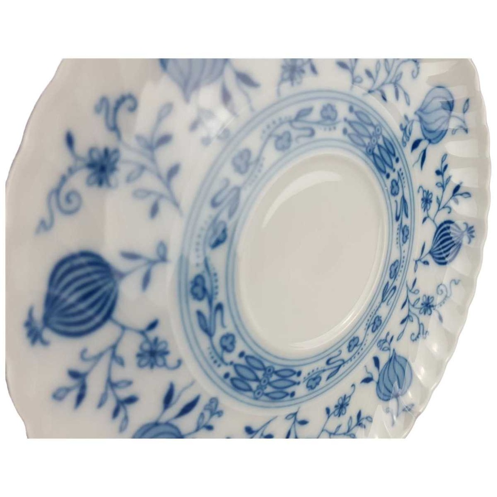 [458118363] Untertasse für Suppe 17,2 cm Königl. pr. Tettau Royal Drache Modell Exklusiv Echt Kobalt Zwiebelmuster Kobaltblau Blau gebraucht - sehr gut Bild 2