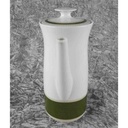[458118397] Kaffeekanne 1,25 L Thomas Porzellan Rheinland grün gold Rautendekor gebraucht - sehr gut Bild 3