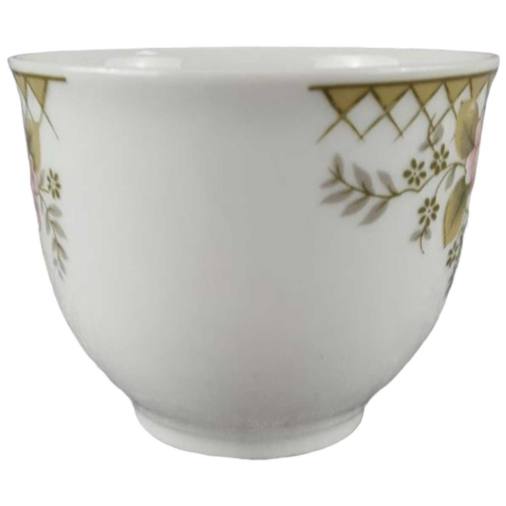 [458118404] Kaffeetasse Tasse Winterling Kirchenlamitz rosa Blumen grün Rautendekor gebraucht - gut Bild 2